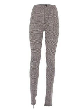Saint Laurent Black & White Houndstooth Pants